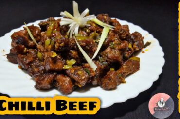 Beef Chilli ||How To make Restaurant Style chilli beef||homemade easy recipe||kitchen Clicks