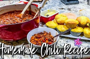 EASY CHILI RECIPE | How to Make Homemade Chili