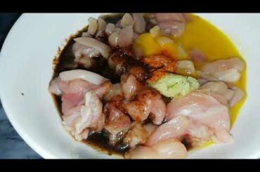 Chicken chili dry recipe by nayab's kitchen