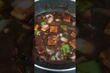 #short different style chilli paneer #paneer chilli recipe shorts #less oil chilli paneer recipe