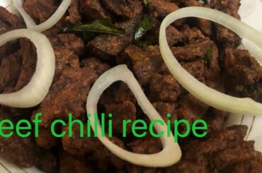 Beef chili recipe | how to make beef chilli