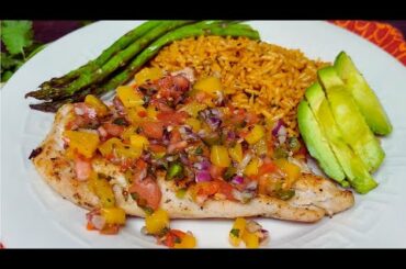 Mango Chili Chicken & Tex Mex Rice ( like Chili's)- Episode 2041