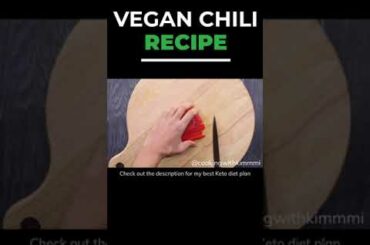 Vegan Chili Recipe | Easy and Healthy Recipes | #shorts