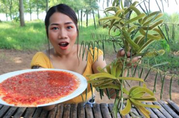 Have you ever eaten this fruit with chili salt - Eating show