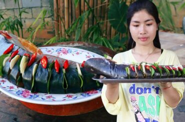 Cooking Fish Recipe Eating with Hot Chili - Steam Hot Fish - The Everyday Recipe - Amazing cooking