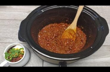 Chili Crockpot Recipe