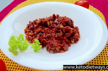 Keto Beef Chili - Keto Diet Recipe