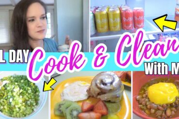 ALL DAY COOKING & CLEANING WITH ME!  EGG SALAD & INSTANT POT CHILI