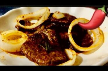 How to Cook Beefsteak (with Chili ) || Hot beef bistek recipe || Beef Steak Recipe || bistek recipe
