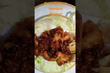 Chili Garlic DRAGON Momos l #garlic #chili #momos #dragonmomos #recipe #shorts #DRvlogs