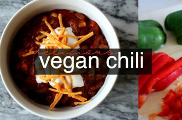 AMAZING VEGAN CHILI RECIPE