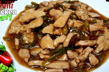 Restaurant Style Chili Chicken With Gravy Recipe | Chicken Chilli