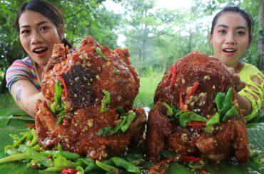 Tasty chicken crispy with chili stir-fry recipe - Amazing cooking and eating