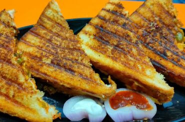 Paneer Chilli Sandwich | Chilli Paneer Sandwich Recipe | How To Make Paneer Chilli Sandwich