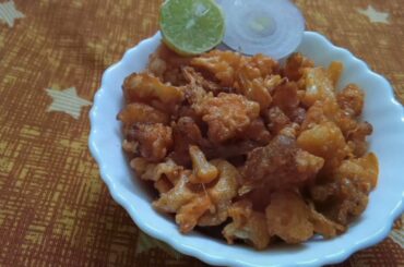 Cauliflower chili recipe in tamil