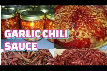 CHILI garlic oil/How to make Chili Sauce