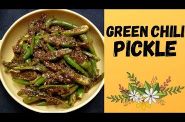 Green Chili Pickle Recipe / Pickle Recipes