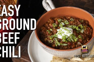 Easy Ground Beef Chili Recipe