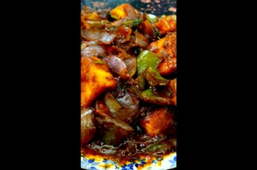 Chilli Paneer Easy Recipe|| Easy Chilli Paneer|| #shorts