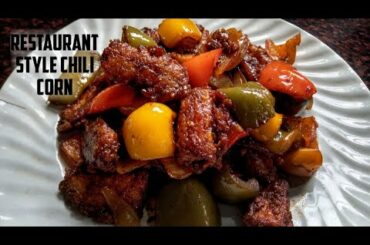 Restaurant Style Chili Baby Corn | Chili Baby Corn | Baby Corn Recipe