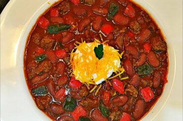 Chili Recipe -- How to make the best chili recipe