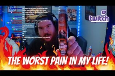 Streamer attempts “The tube of terror” live and fails horribly