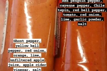 Sauces from the garden!