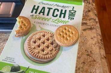Hatch and lime cookies