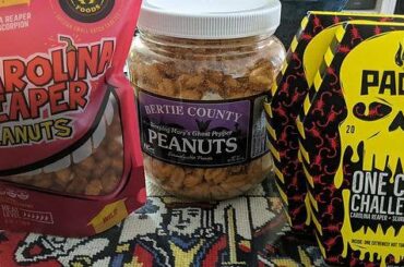 I am totally regretting this decision. The reaper peanuts are not be messed with...