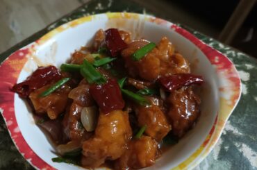 Made some honey Chilli potatoes.