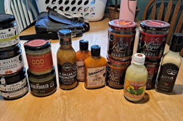 In 1993 there was a Mexican exchange student at our small Ohio High School. Twenty-eight years later, we are still friends, and we just exchanged local spices. The mole is straight from Oaxaca, and all of the salsas are delicious!