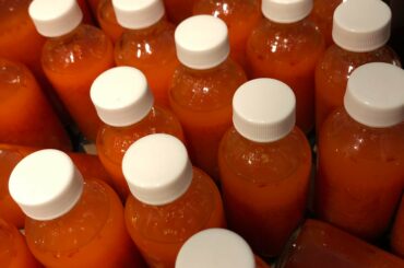 Louisiana style hot sauce with ghost peppers!