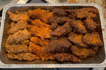 Hot chicken sampler I made
