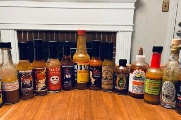 Roast my current sauce lineup, spicy folks