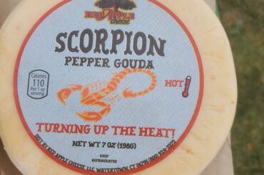 Scorpion Gouda at Safeway. Wasn't incredibly hot but tasty with a little kick.