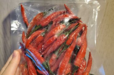 Extremely spicy thai chillies found in a Vietnamese supermarket