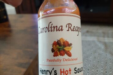 A local find. Had some with my hard boiled eggs this morning. My lips are pissed!