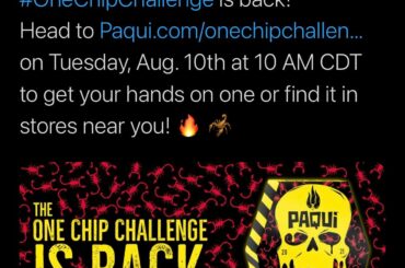 The 2021 Paqui one chip challenge is real!