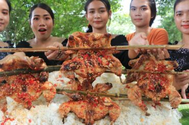 Chicken grilled with chili recipe - Cooking and eating