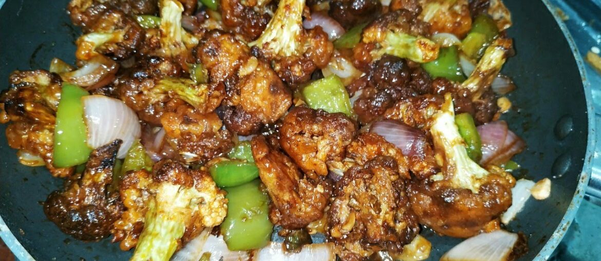 Phula Kobi Chili Recipe I Kobi chili odia l chili gobi in odial Cauliflower chili recipe