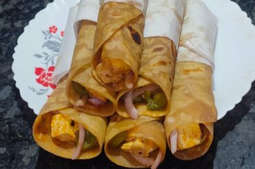 Odia Chilli Paneer Roll (Healthy Chilli Paneer Roll Recipe) Anuradha's kitchen.