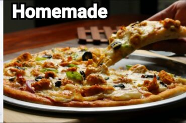 Chicken Chili Pizza by (YES I CAN COOK)