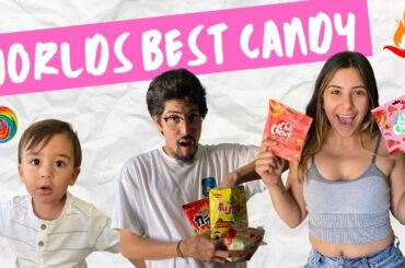 TRYING THE WORLDS BEST CHILI CANDY!! (& other surprise snacks)