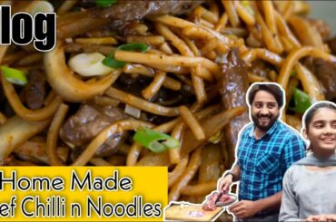 Beef Chilli | Beef Chilli dry | Home Made | Vlog | Beef Chilli Recipe |