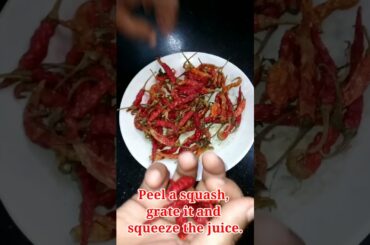 How to make chilli flakes #Shorts #recipe