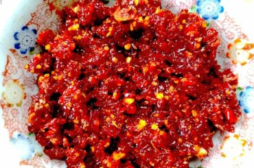 chili paste recipe/chili paste/chilipast recipe/spicy chili paste recipe/easy chili paste/#Shorts