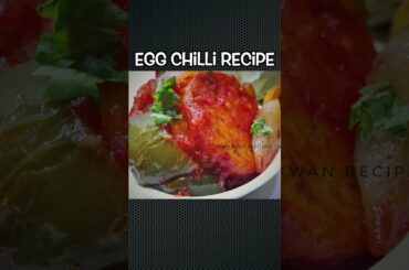 Egg Chilli Recipe | Boiled Egg Recipes #shorts #eggchillirecipe #eggchilli