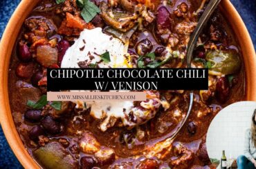 Chipotle Chocolate Venison Chili Recipe