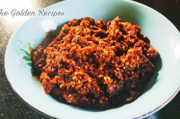 Chilli paste | How to make chilli paste | Chilli paste recipe