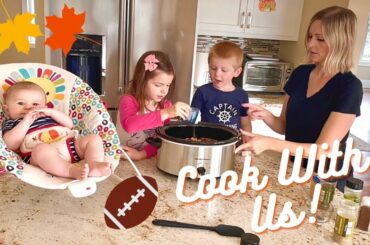 Game Day Recipes | Cook With Us! | Slow Cooker Chili | Spinach & Artichoke Dip